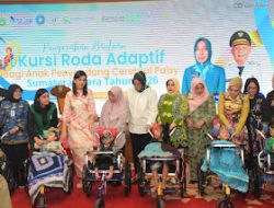 Pemkab Deli Serdang Terima Bantuan 20 Kursi Roda Adaptif Khusus Anak