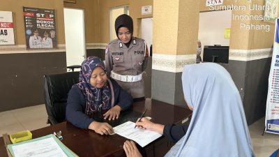 Dekatkan Diri Dengan Masyarakat, Satlantas Polres Tanjungbalai Gelar  “Polantas Menyapa”