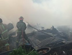 Dua Rumah Terbakar di Ruas Tol Helvetia Medan, Tidak Ada Korban Jiwa