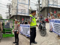Satlantas Polres Tanjungbalai Gelar Penyuluhan Tertib Berlalu Lintas