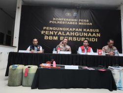 Polrestabes Medan Bongkar Mafia BBM Subsidi,10 Tersangka Ditangkap Dan 14 Ton Solar Disita