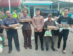 Bripda Dimas Tigo Prabowo Personel Batalyon A Kompi II Satbrimobda Polda Sumut Berbagi Rezeki Bersama Abang Betor