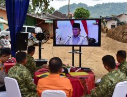 Bupati Masinton Ikuti Launching 200 Jembatan Garuda, 17 Titik Dibangun di Tapteng