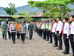 Bupati Tapteng Pimpin Apel Operasi Ketupat Toba 2026, Amankan Arus Mudik Lebaran