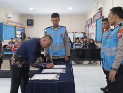 Polres Tanjungbalai Gelar Pakta Integritas Penerimaan Polri Tahun 2026
