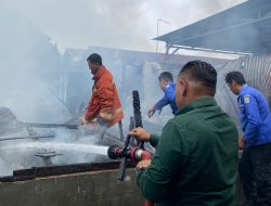 Dua Rumah dan Usaha Hangus Terbakar di Binjai Utara, Kerugian Ditaksir Ratusan Juta