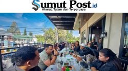 Pererat Sinergitas, Dandim 0205/TK  Coffee Morning Bersama Insan Pers di Berastagi