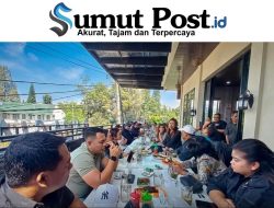 Pererat Sinergitas, Dandim 0205/TK  Coffee Morning Bersama Insan Pers di Berastagi