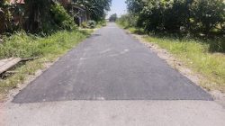 Dinas SDABMBK Aspal Jalan Desa Mesjid, Warga: Terimakasih Pak Bupati Asri Ludin Tambunan