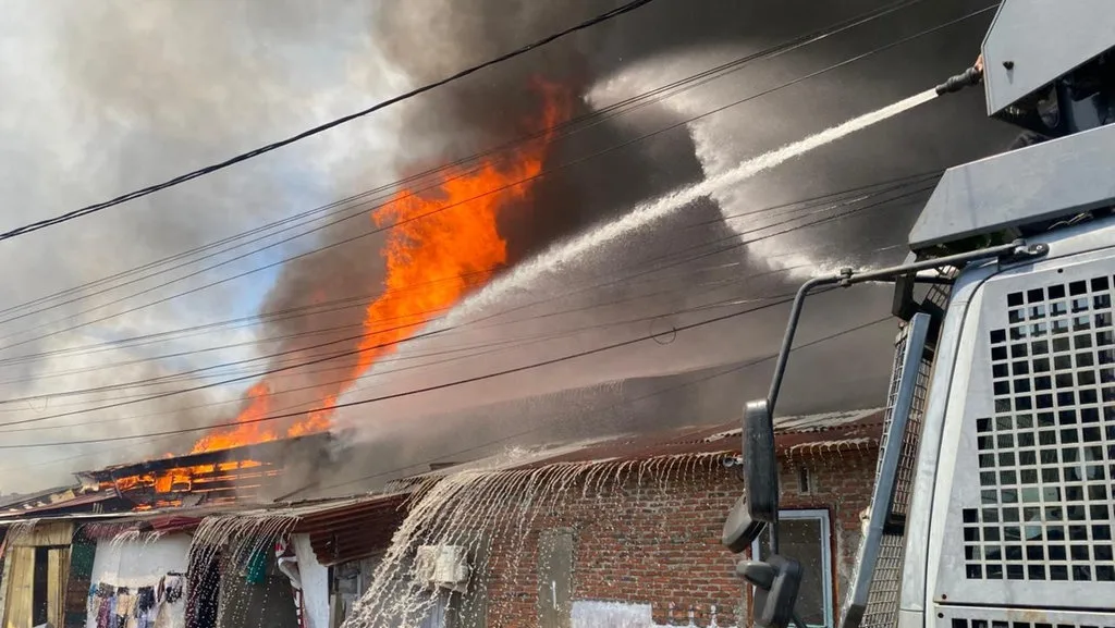Korsleting Listrik , 77 Rumah Hangus Terbakar di Kota Lhokseumawe