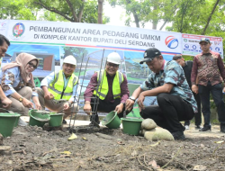 Bupati dan Wakil Resmikan Pembangunan Kawasan Pedagang dan UMKM Central Deli Serdang