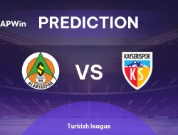 Prediksi Alanyaspor vs  Kayserispor, Turkish Super Lig 10 Mei 2026
