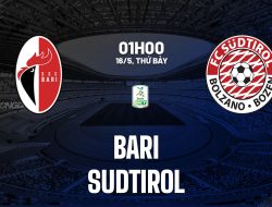 Prediksi Bari vs Sudtirol ,  Serie B  16 Mei 2026