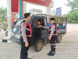 Sat Samapta Polres Tanjungbalai Patroli Pusat Keramaian