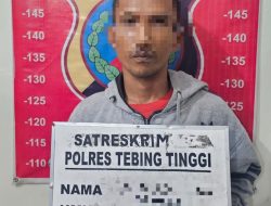 Pelaku Percobaan Curas Disertai Cabul Ditangkap Satres Polres Tebingginggi