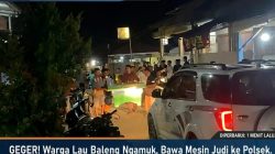 Lau Baleng Melawan!!! Rakyat Jadi Polisi, Bangkai Mesin Judi Diarak ke Mapolsek Simbol Mosi Tidak Percaya