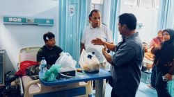 Ucok Aang Jenguk Pelajar Korban Begal di Binjai, Tanggung Biaya Pengobatan Hingga Perjuangkan Dispensasi Ujian