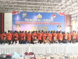 Bupati Asri Ludin Tambunan Apresiasi Pengungkapan Narkoba Polresta Deli Serdang