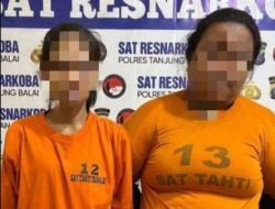 Dua Wanita Pengedar Sabu di Sei Tualang Raso Diciduk Satres Narkoba Polres Tanjungbalai