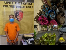 Polsek Binjai Kota Gerebek Pengoplos Gas Subsidi, Puluhan Tabung LPG dan Alat Penyuling Disita