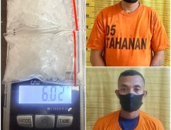 Dua Bandar Sabu Ditangkap di Binjai, Polisi Sita Barbuk Narkoba dan Motor