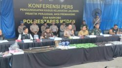 148 Tersangka Dari 15 Lokasi Sarang Narkoba Berhasil Diungkap Polrestabes Medan