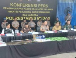148 Tersangka Dari 15 Lokasi Sarang Narkoba Berhasil Diungkap Polrestabes Medan