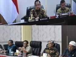 Bupati Tapteng Perkuat Sinergi Pemulihan Pascabencana Bersama Mendagri