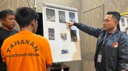 Panglima Geng Motor NKB Edarkan Vape Kandungan Narkoba Diringkus Polrestabes Medan