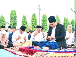 Usai Sholat Ied, Bupati Deli Serdang Tinjau Qurban Presiden dan Resmikan RPH di Tanjung Morawa