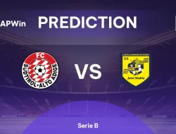 Prediksi Sudtirol vs Juve Stabia, Serie B Italia  9 Mei 2026