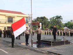 Peringati Hari Lahir Pancasila, Polres Tanjungbalai Gelar Upacara dan Kenaikan Pangkat