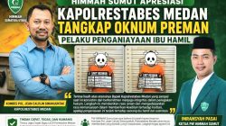 HIMMAH Sumut Apresiasi Kapolrestabes Medan Kombes Calvijn Berhasil Tangkap Penganiaya Ibu Hamil