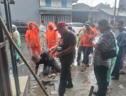 BPBD Binjai Gerak Cepat Atasi Genangan Air di Jalan Ahmad Yani, Kalaksa Turun ke Lokasi