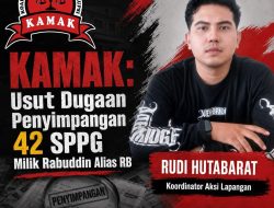 KAMAK Dukung APH Usut Dugaan Penyimpangan 42 SPPG Milik Rabuddin Alias RB