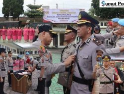 AKBP Pebriandi Haloho Pimpin Sertijab Empat Pejabat Utama Polres Karo