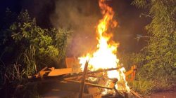 Kembali, Tim Gabungan Polrestabes Medan Bakar Barak Narkoba dan Judi di  Jermal