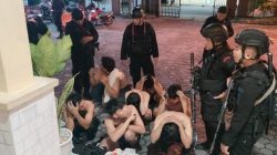 Brimob Polda Sumut Amankan 18 Pemuda Pelaku Balap Liar