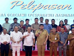 Gubernur Bobby: Extra Flight Kita Siapkan Jemput Kontingen Pesparawi Sumut dari Manokwari