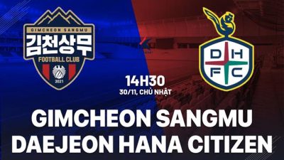 Gimcheon Sangmu vs Daejeon Citizen