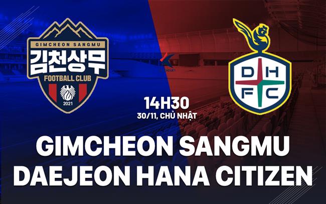 Gimcheon Sangmu vs Daejeon Citizen