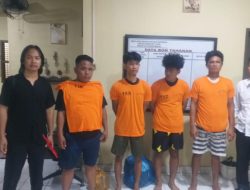 4 Perusak Mobil Satpol PP dan BNNK Deli Serdang Saat Razia Cafe Kita Jannah Patumbak Ditangkap