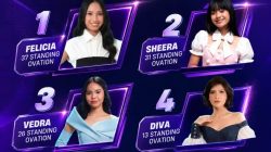 Felicia Sihombing Peringkat 1 Standing Ovation di Icon Indonesia SCTV! Malam Ini Menuju 4 Besar, Warga Sumut Ayo Beri Dukungan Hingga ke Final