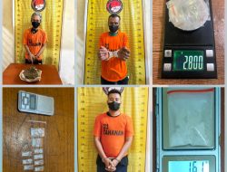 Sabu dan 100 Gram Ganja Disita, 3 Pelaku Diciduk dari Lokasi Berbeda