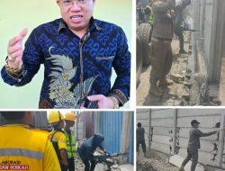 Perjuangan Pengacara Kondang Dr. Darmawan Yusuf untuk PT Belawan Indah Berhasil, Pemko Medan Rubuhkan Tembok PT SBP