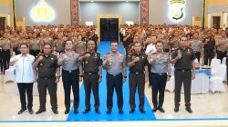 Kapolres Tanjungbalai Hadiri Penandatanganan MoU Kapolda Sumut dengan Kejati Sumut