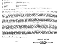 Sebarkan Berita dan Video Hoax, FABEM Sumut Minta Polresta Deli Serdang Segera Periksa Kepsek SD 106829 Arjuna Marbun