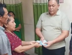 Lagi, Anggota DPRD Fraksi Gerindra Dahnil Ginting Bantu Warga Korban Angin Puting Beliung
