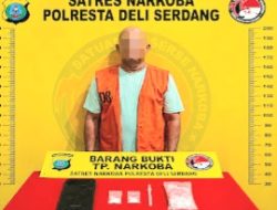 Satresnarkoba Polresta Deli Serdang Tangkap Pengedar Sabu di Granit Indah Reaidence