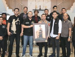 Kombes Jean Calvijn Simanjuntak Sambut Rombongan DPC Angkatan Muda Sisingamangaraja XII
